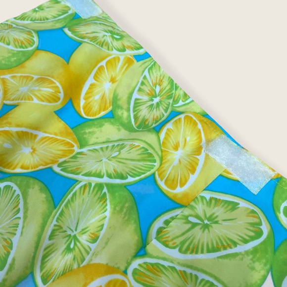 Lemon & Limes Citrus Pattern Bikini Sarong Cover M - Picture 10 of 12